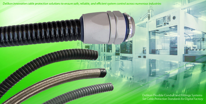 [CN] Delikon Electric Flexible Conduit Conduit Fittings, the ideal wiring system for every task